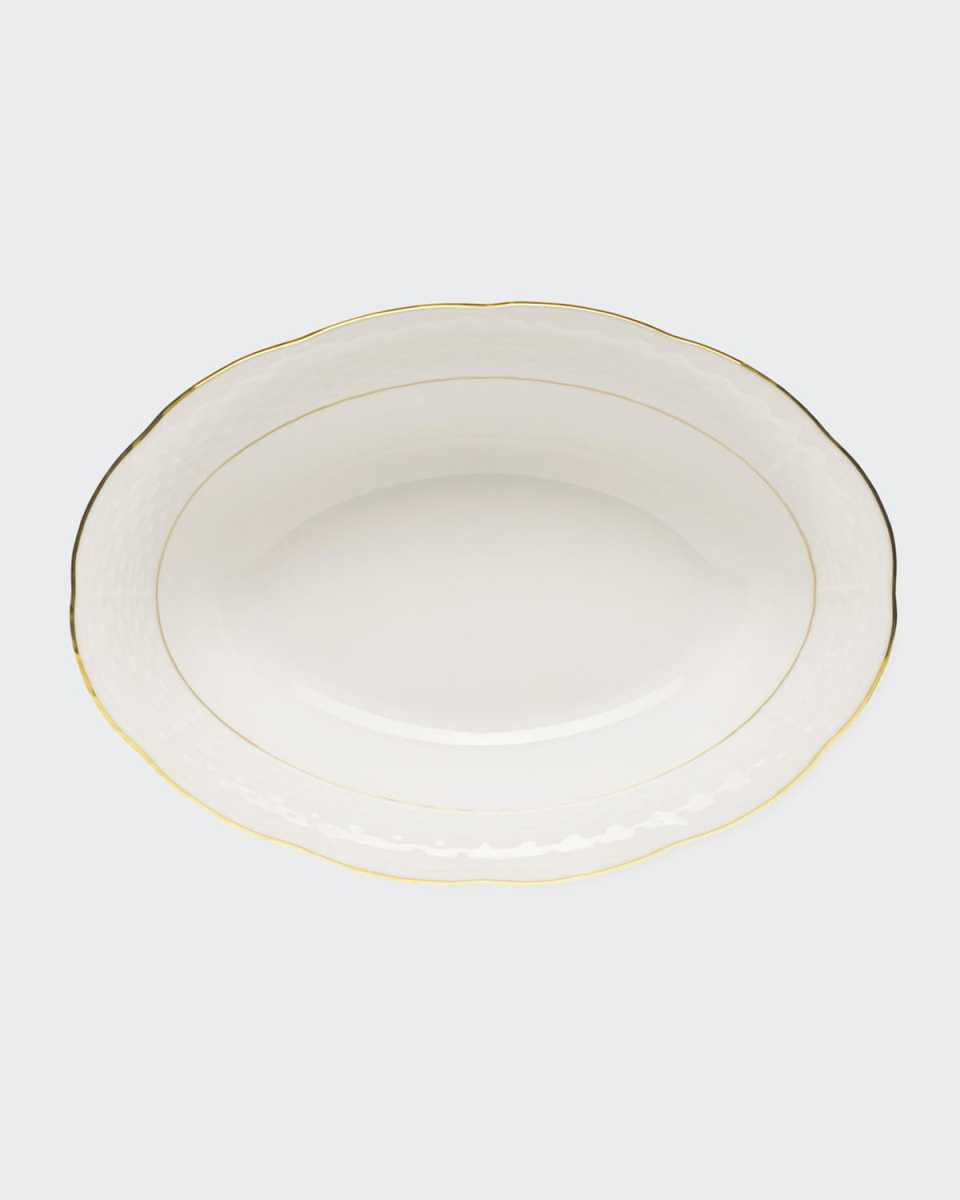 Golden Edge Open Vegetable Dish